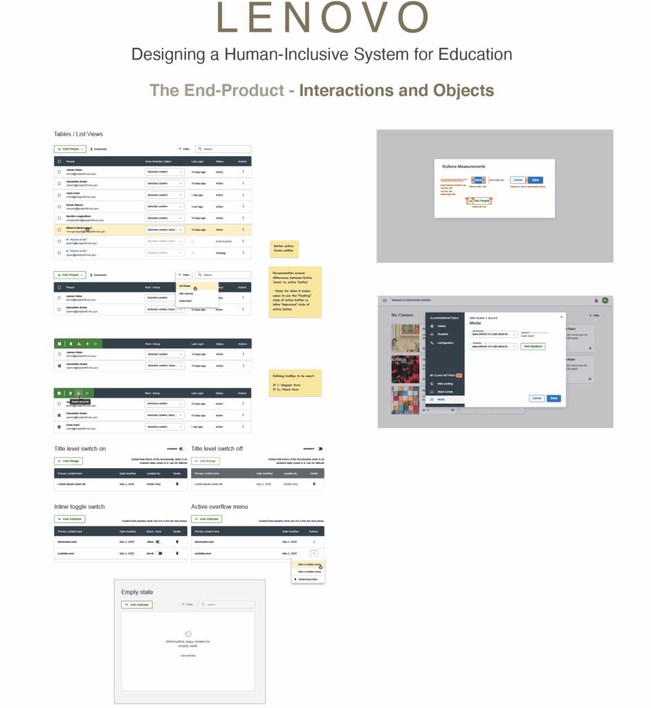 An Education Platform - Design Systems, Interactions, and more.  Closely aligned with Google's Material Design patterns